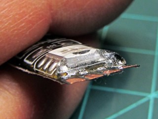 Waterproof RGB LED Strip - end view