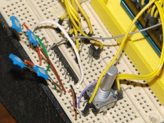 Knob and Buttons - breadboard