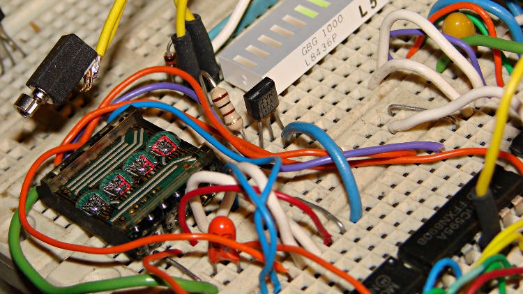 Buzzer Motor Driver - breadboard