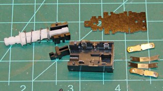 Tek2215A power switch - disassembled