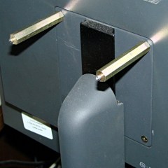 VESA Mount - standoffs on monitor