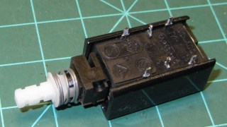 Tek2215A power switch - bottom