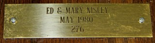 League of American Wheelmen plaque - detail