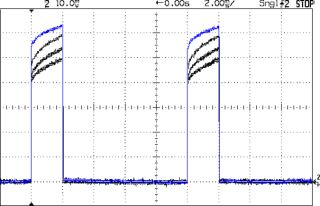 LED Current - Tek Hall probe - Y R2 R1 R3