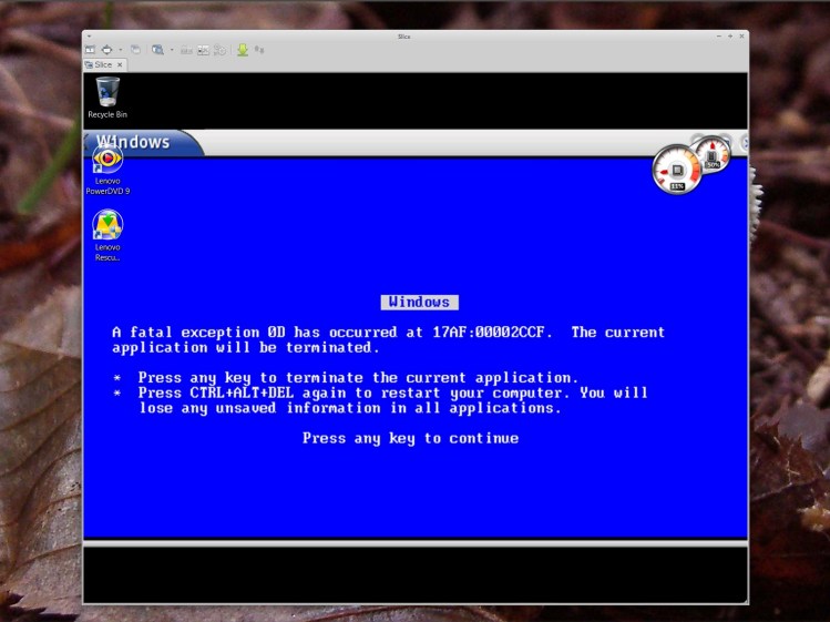 Windows 7 Home - UltraVNC via Remmina