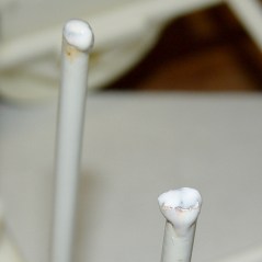 Dishwasher rack - first plastic layer