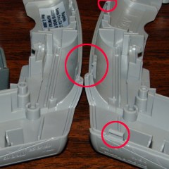 RayTek IR Thermometer - case latches