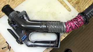 Samsung vacuum cleaner - handle interior