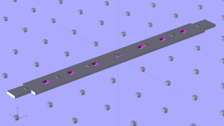 Floor brush strip - solid model