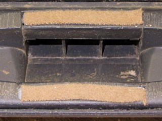 Floor brush strips - replacements in place