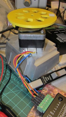 NEMA 17 Stepper on Heatsink