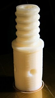 Broom handle screw plug - as built