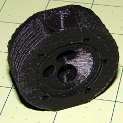 Radial engine cylinder head - bottom