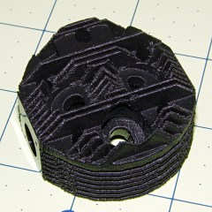 Radial engine cylinder head - top - plug oblique