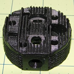 Radial engine cylinder head - intake