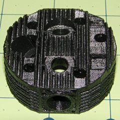 Radial engine cylinder head - exhaust