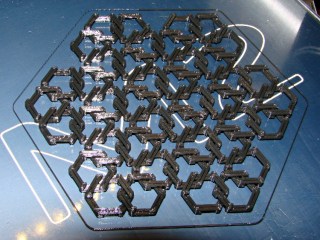 Hexagonal Chain Mail - on platform