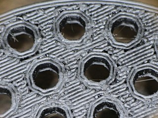 Strainer plate fill