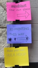 3D Printing This Way - signs on post