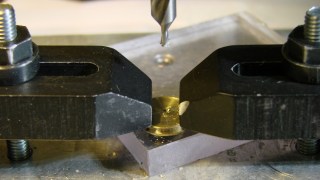 Shifter pulley - center drilling