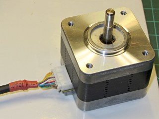 Stepper wiring - connector in place