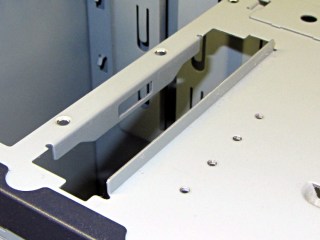 Dell PC case - diskette drive slot tab