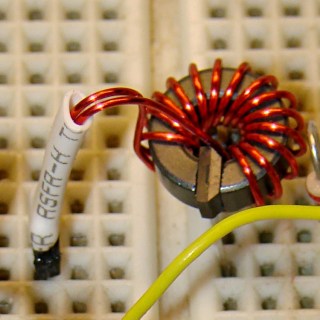 FT37-43 with 15 turns 24 AWG - Hall sensor