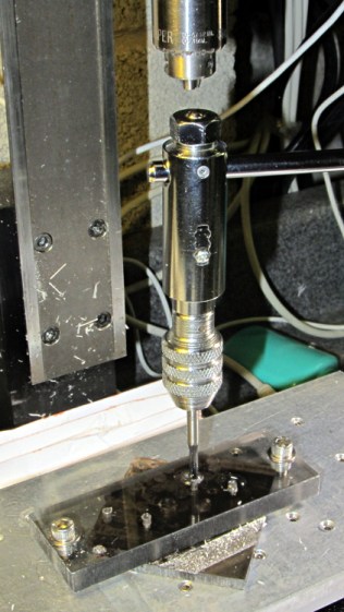 Corner Clip Fixture - tapping