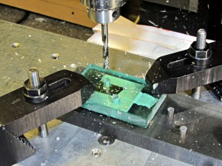 Corner Clip Fixture - drilling