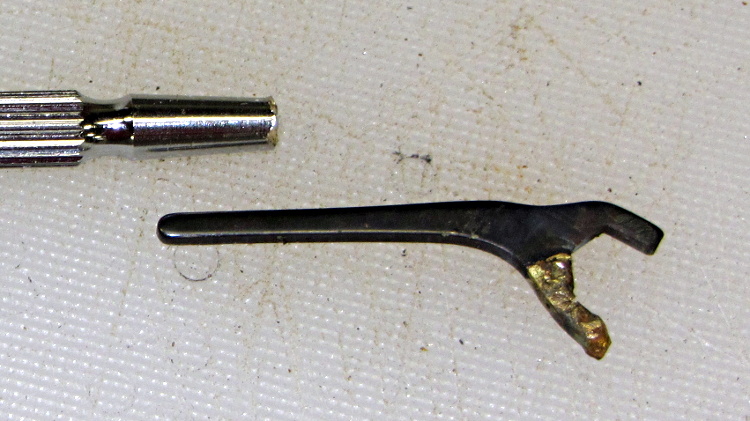 Precision wrench - broken jaw