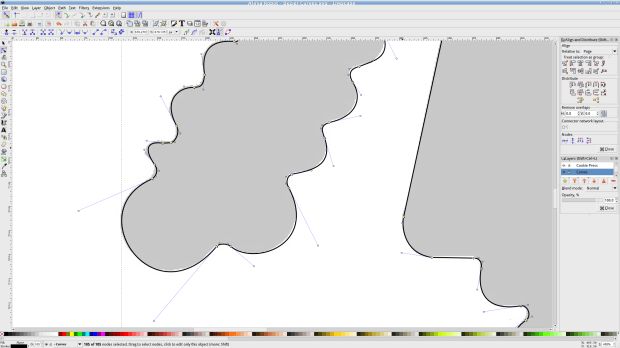 Afinia Robot - Bezier spline fitting