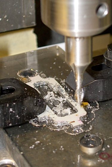 Latch pull - Inside milling