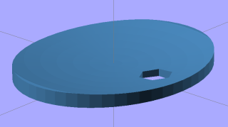 Helmet mirror mount - plate