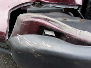 Deer crash damage - hair detail