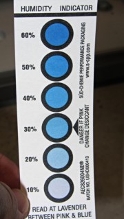 Humidity Indicator card - 10 percent
