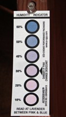 Humidity Indicator card - 50 percent