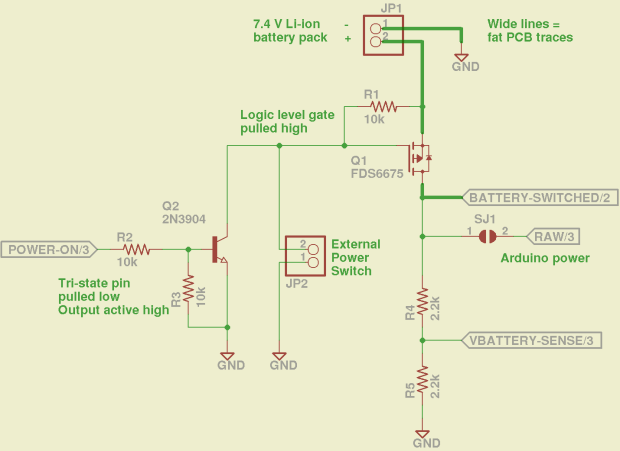 Hall Effect LED Blinky - Battery Switching