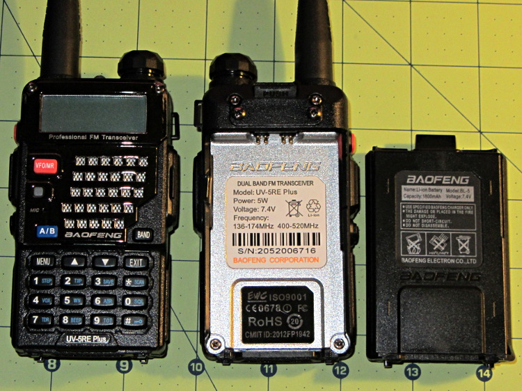 Baofeng UV-5RE radio - overview