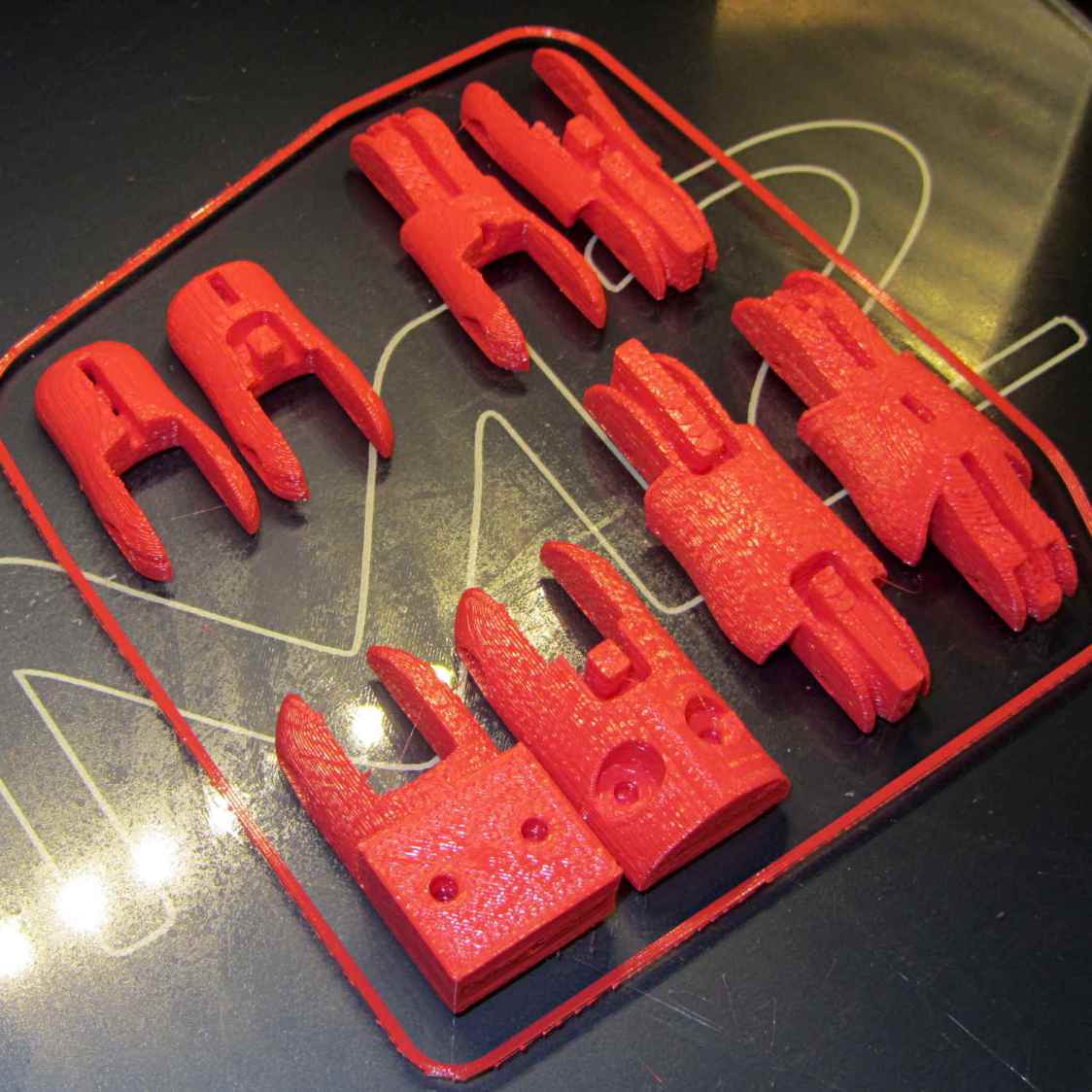 Anthromod Finger - parts on M2 platform