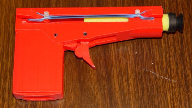 Nerf pistol - loaded