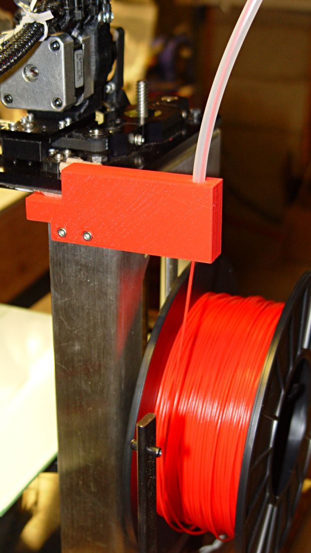 M2 Larger Filament Guide - rear view