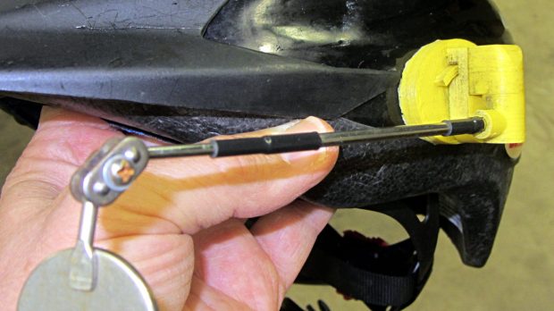 Bike helmet mirror mount - two years