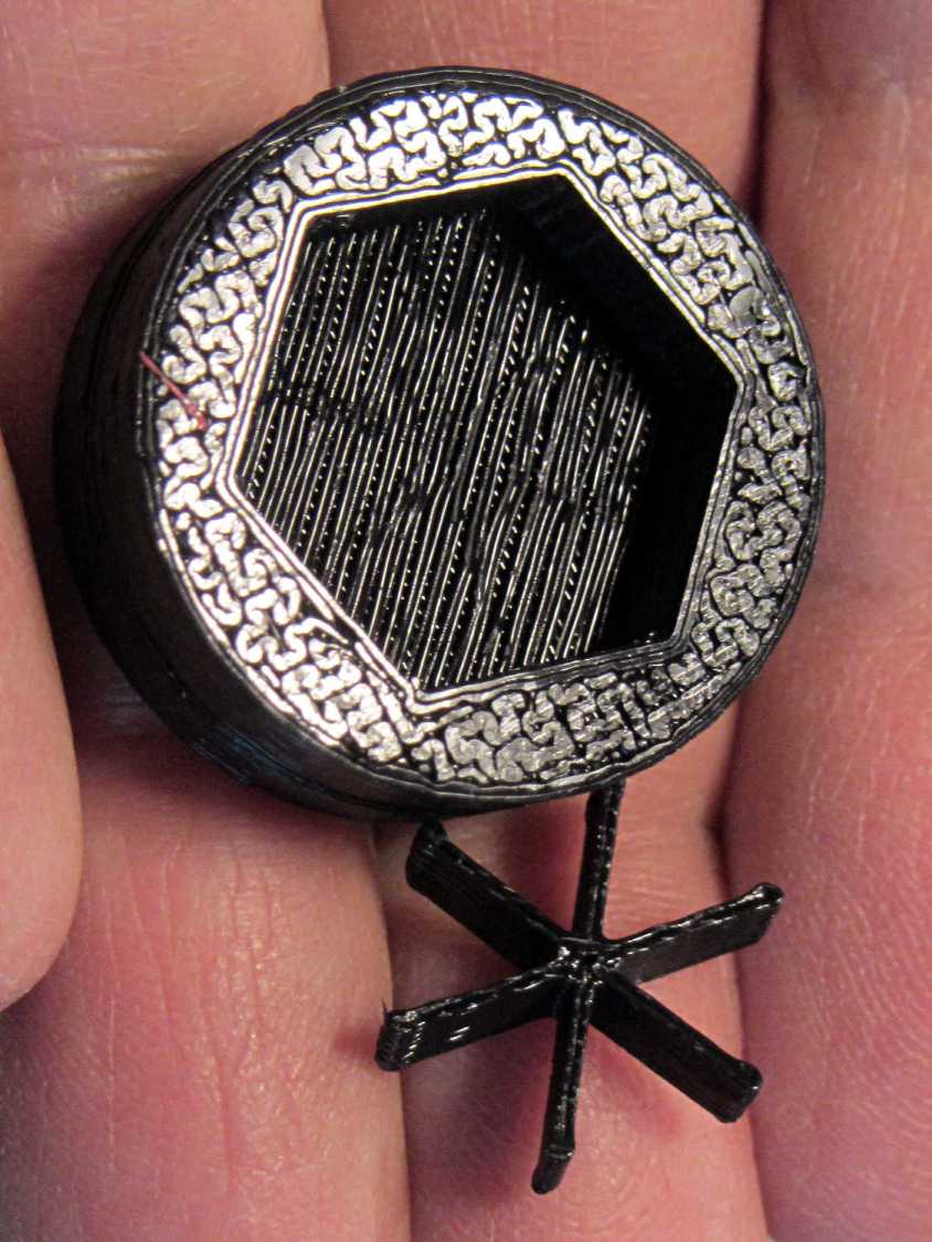 Plant Shelf Foot - support material detail