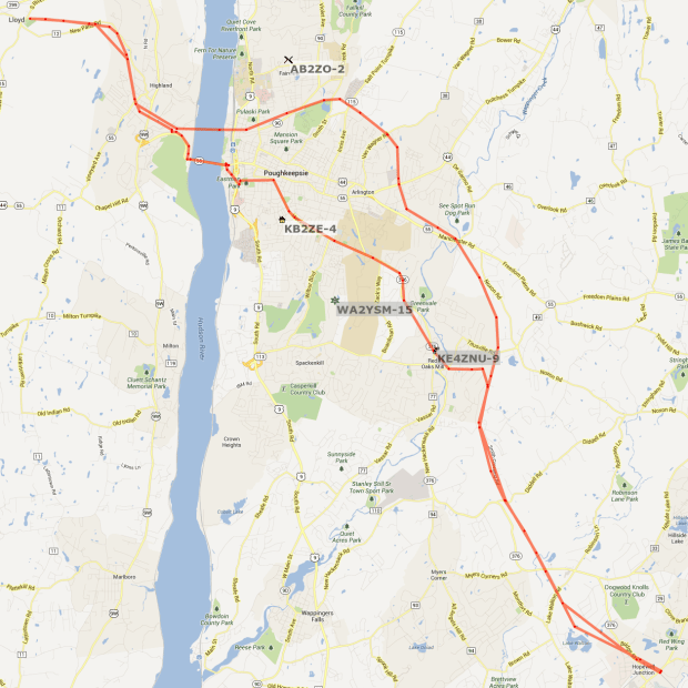KE4ZNU Rail Trail Ride - 2013-10-14