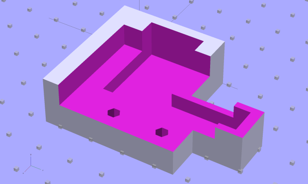 M2 Wire Cover - OpenSCAD solid model