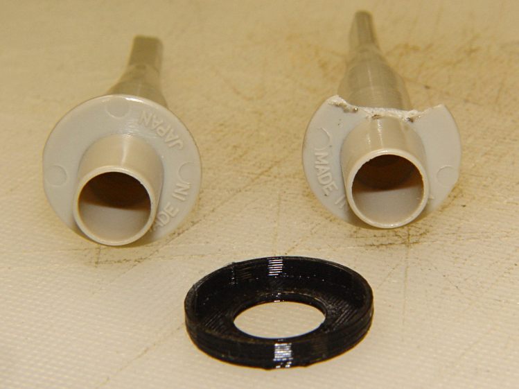 HP scope probe flanges - repair disk