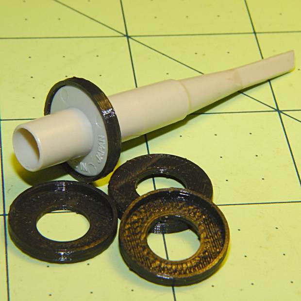 HP scope probe flange disks