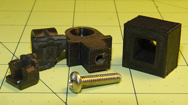 Toyota Sienna hood rod pivot - first version