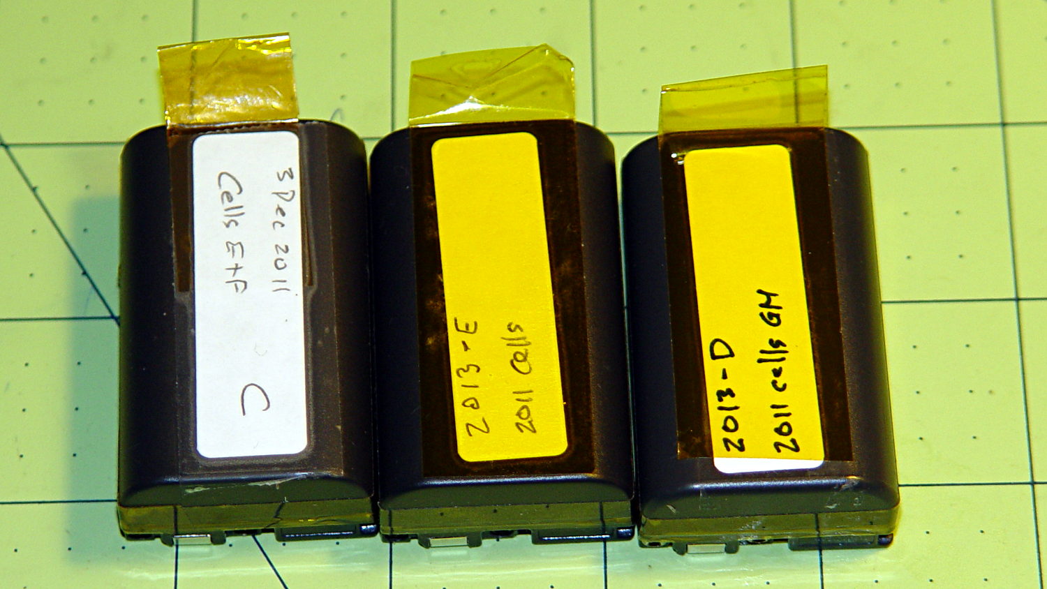 Sony NP-FS11 batteries - rebuilt