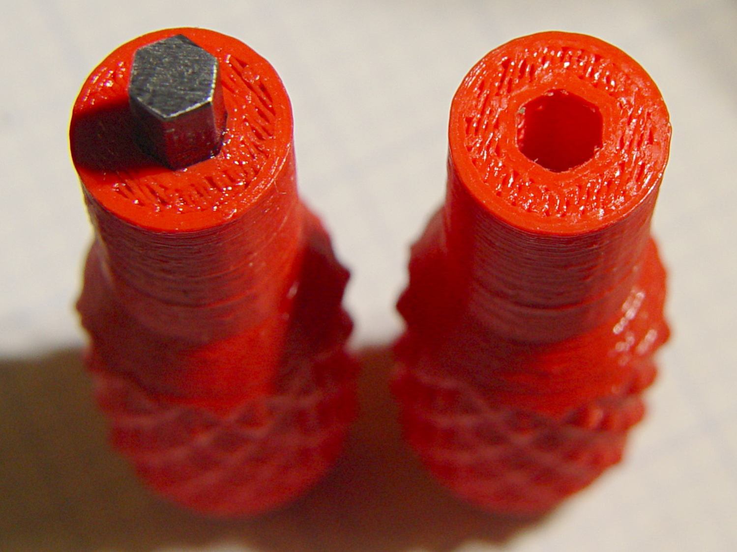 Sherline Knobs - hex key inserted